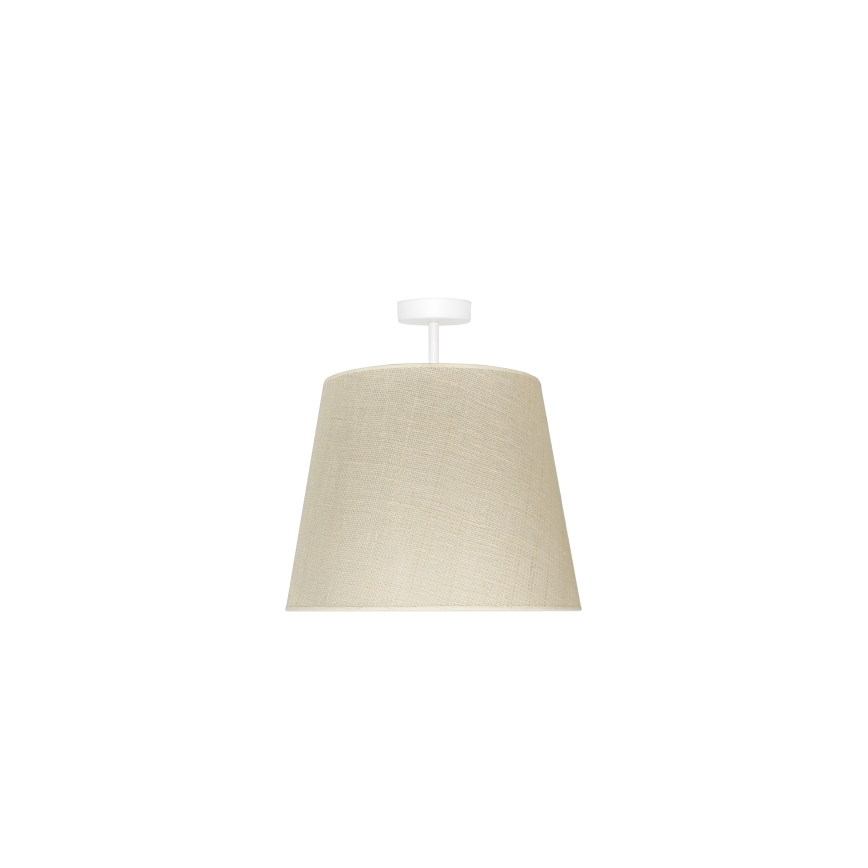 Duolla - Πλαφονιέρα οροφής YUTE 1xE27/15W/230V διάμετρος 38 cm γκρι