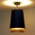 Duolla - Πλαφονιέρα οροφής BELL SHINY 1xE27/15W/230V διάμετρος 25 cm μπλε/χαλκός
