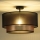 Duolla - Πλαφονιέρα οροφής COPPER SHINY 1xE27/15W/230V διάμετρος 45 cm καφέ/χαλκός