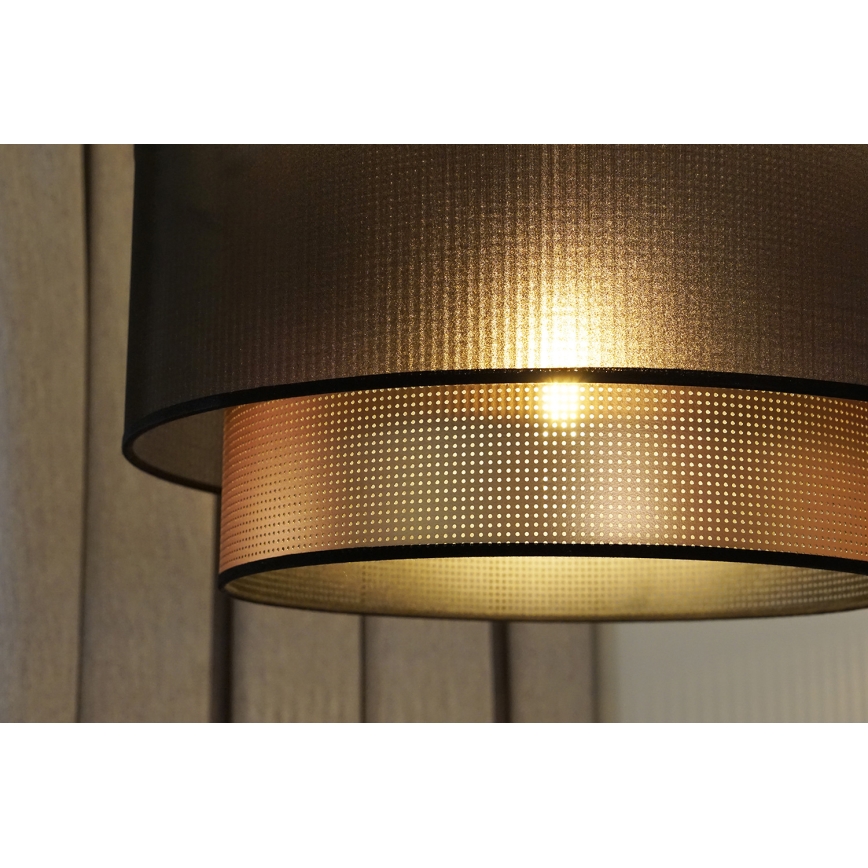 Duolla - Πλαφονιέρα οροφής COPPER SHINY 1xE27/15W/230V διάμετρος 45 cm καφέ/χαλκός