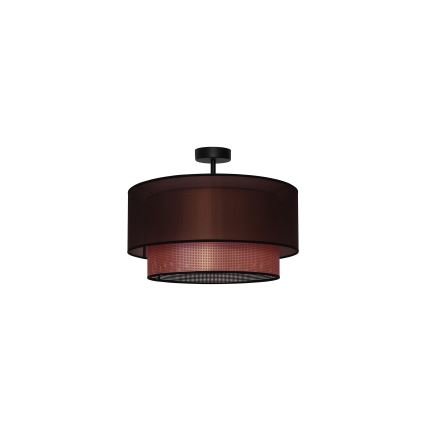 Duolla - Πλαφονιέρα οροφής COPPER SHINY 1xE27/15W/230V διάμετρος 45 cm καφέ/χαλκός