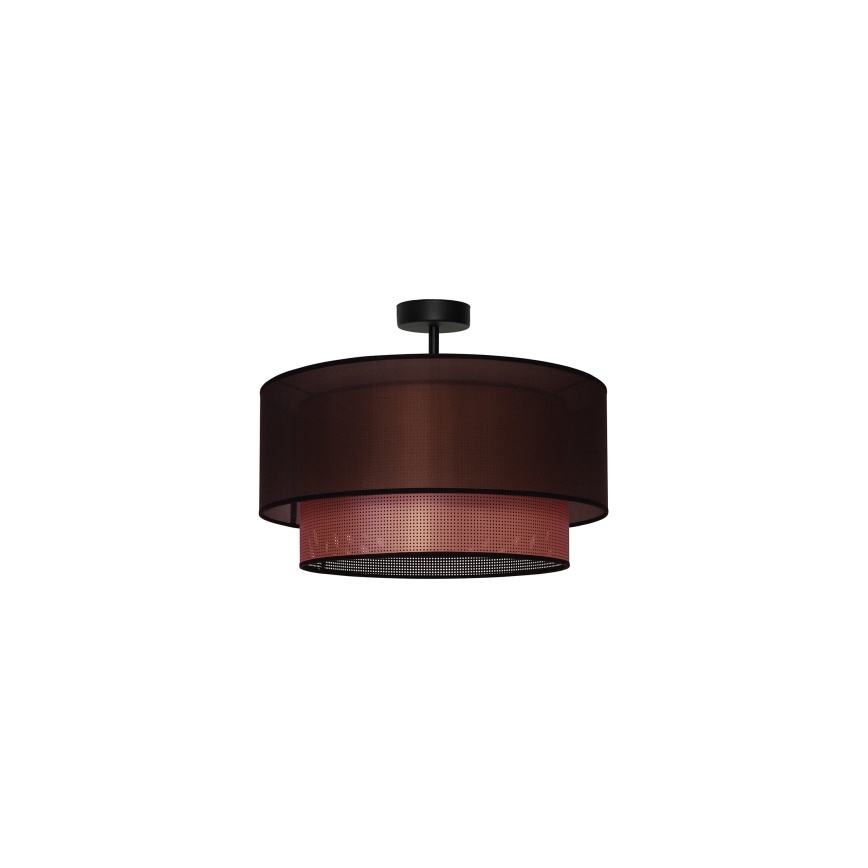 Duolla - Πλαφονιέρα οροφής COPPER SHINY 1xE27/15W/230V διάμετρος 45 cm καφέ/χαλκός
