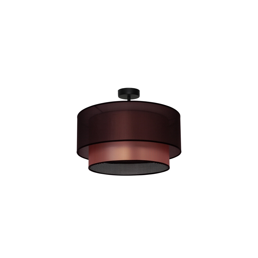Duolla - Πλαφονιέρα οροφής COPPER SHINY 1xE27/15W/230V διάμετρος 45 cm καφέ/χαλκός