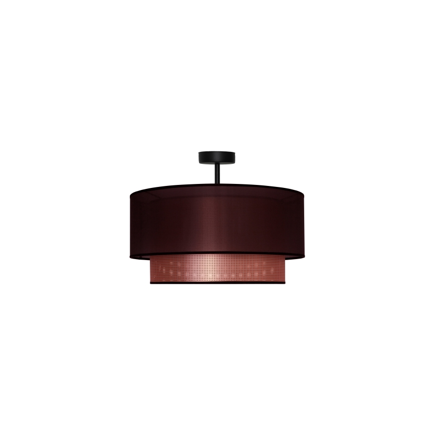 Duolla - Πλαφονιέρα οροφής COPPER SHINY 1xE27/15W/230V διάμετρος 45 cm καφέ/χαλκός