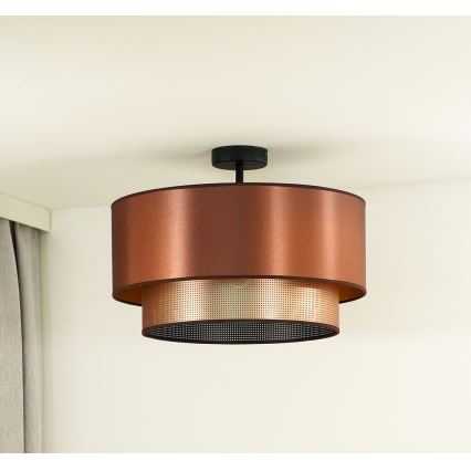 Duolla - Πλαφονιέρα οροφής COPPER SHINY 1xE27/15W/230V διάμετρος 45 cm χαλκός