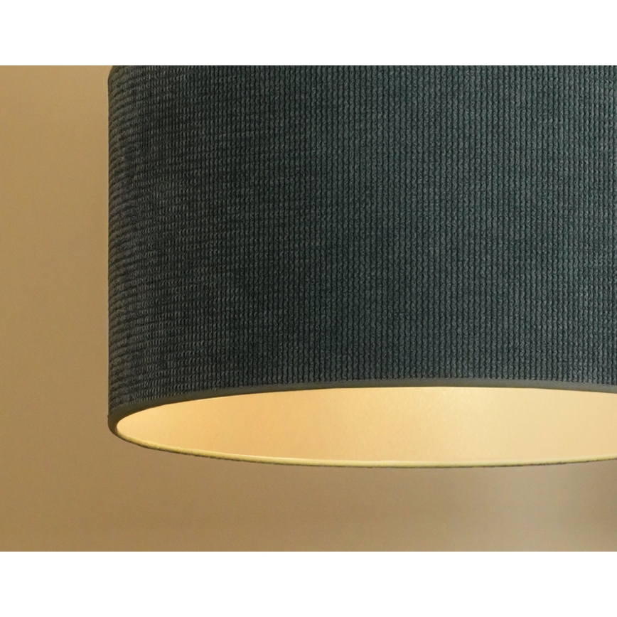 Duolla - Πλαφονιέρα οροφής CORDUROY 1xE27/15W/230V διάμετρος 40 cm γαλάζιο