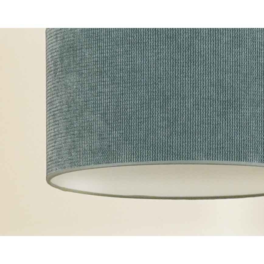 Duolla - Πλαφονιέρα οροφής CORDUROY 1xE27/15W/230V διάμετρος 40 cm γαλάζιο