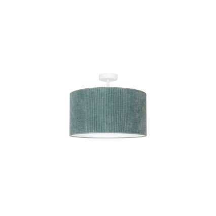 Duolla - Πλαφονιέρα οροφής CORDUROY 1xE27/15W/230V διάμετρος 40 cm γαλάζιο