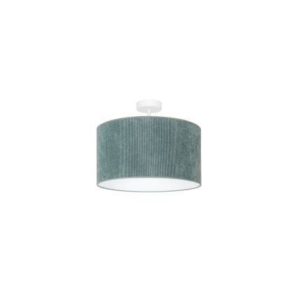 Duolla - Πλαφονιέρα οροφής CORDUROY 1xE27/15W/230V διάμετρος 40 cm γαλάζιο