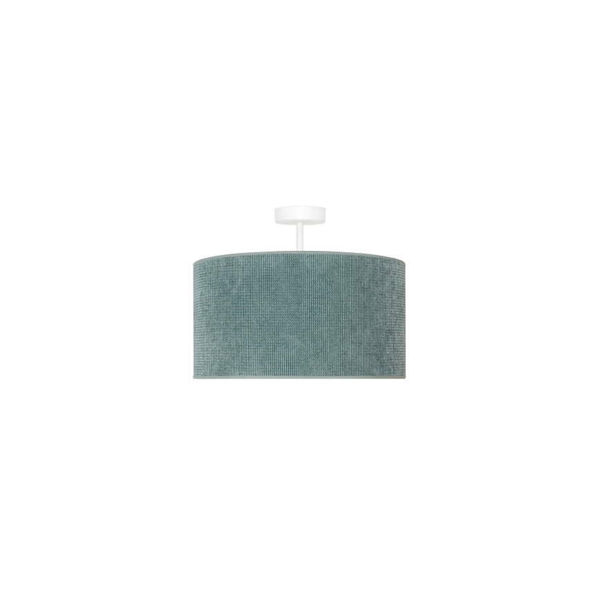 Duolla - Πλαφονιέρα οροφής CORDUROY 1xE27/15W/230V διάμετρος 40 cm γαλάζιο
