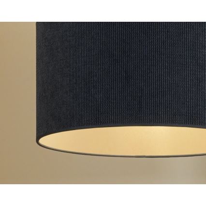 Duolla - Πλαφονιέρα οροφής CORDUROY 1xE27/15W/230V διάμετρος 40 cm σκούρο μπλε