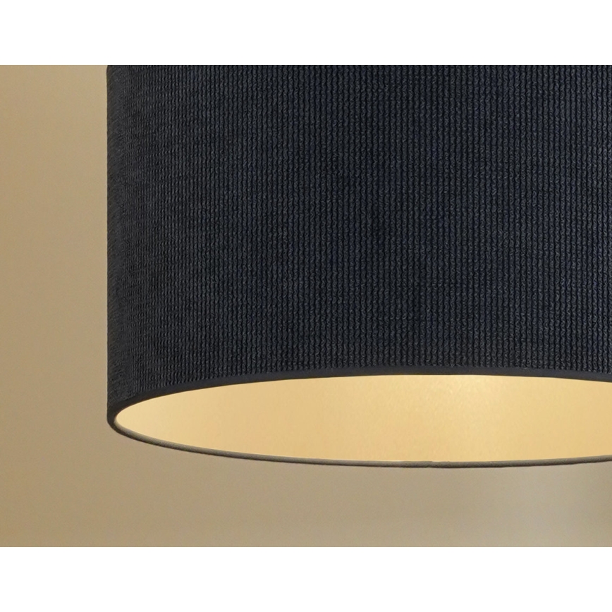 Duolla - Πλαφονιέρα οροφής CORDUROY 1xE27/15W/230V διάμετρος 40 cm σκούρο μπλε