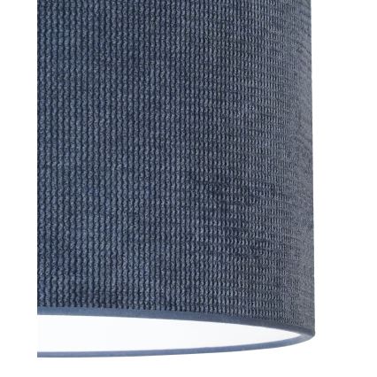Duolla - Πλαφονιέρα οροφής CORDUROY 1xE27/15W/230V διάμετρος 40 cm σκούρο μπλε