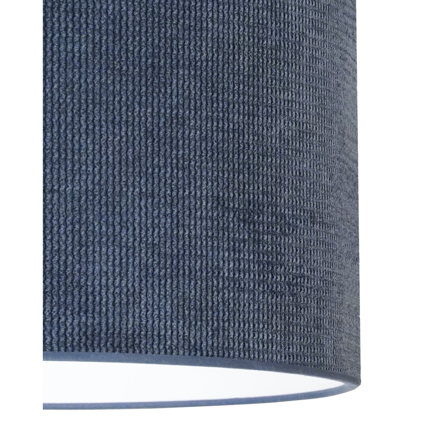 Duolla - Πλαφονιέρα οροφής CORDUROY 1xE27/15W/230V διάμετρος 40 cm σκούρο μπλε