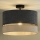 Duolla - Πλαφονιέρα οροφής DOUBLE 1xE27/15W/230V διάμετρος 40 cm γκρι