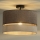 Duolla - Πλαφονιέρα οροφής DOUBLE 1xE27/15W/230V διάμετρος 40 cm καφέ/γκρι