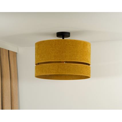 Duolla - Πλαφονιέρα οροφής DOUBLE 1xE27/15W/230V διάμετρος 40 cm πορτοκαλί