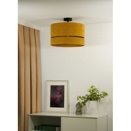 Duolla - Πλαφονιέρα οροφής DOUBLE 1xE27/15W/230V διάμετρος 40 cm πορτοκαλί