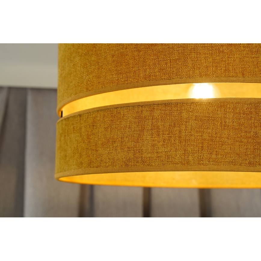 Duolla - Πλαφονιέρα οροφής DOUBLE 1xE27/15W/230V διάμετρος 40 cm πορτοκαλί