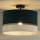 Duolla - Πλαφονιέρα οροφής DOUBLE 1xE27/15W/230V διάμετρος 40 cm πράσινο/γκρι