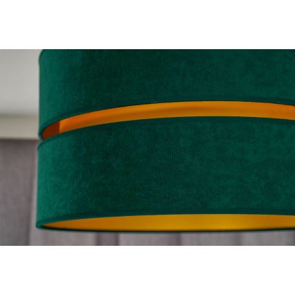 Duolla - Πλαφονιέρα οροφής DUO 1xE27/15W/230V διάμετρος 40 cm πράσινο/χρυσό