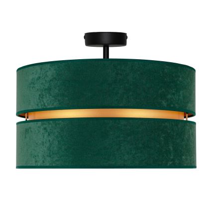 Duolla - Πλαφονιέρα οροφής DUO 1xE27/15W/230V διάμετρος 40 cm πράσινο/χρυσό