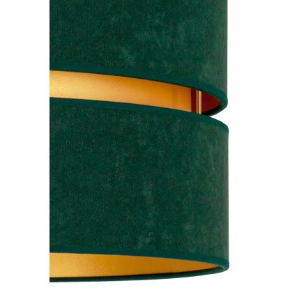 Duolla - Πλαφονιέρα οροφής DUO 1xE27/15W/230V διάμετρος 40 cm πράσινο/χρυσό