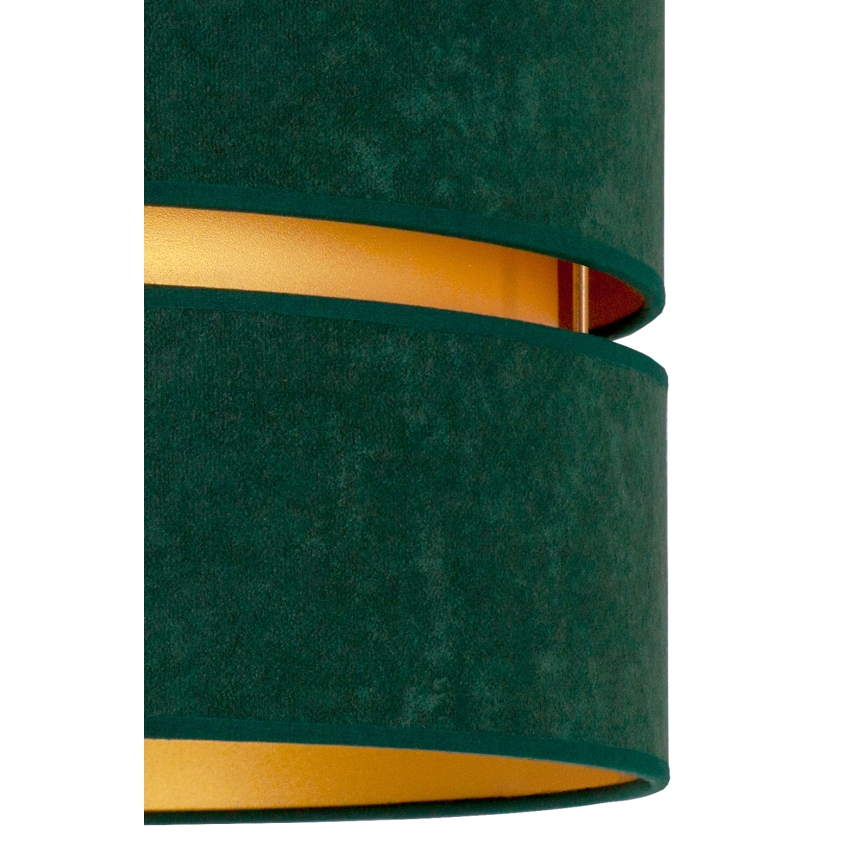 Duolla - Πλαφονιέρα οροφής DUO 1xE27/15W/230V διάμετρος 40 cm πράσινο/χρυσό
