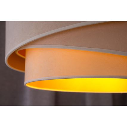 Duolla - Πλαφονιέρα οροφής KOBO 1xE27/15W/230V διάμετρος 45 cm κρεμ