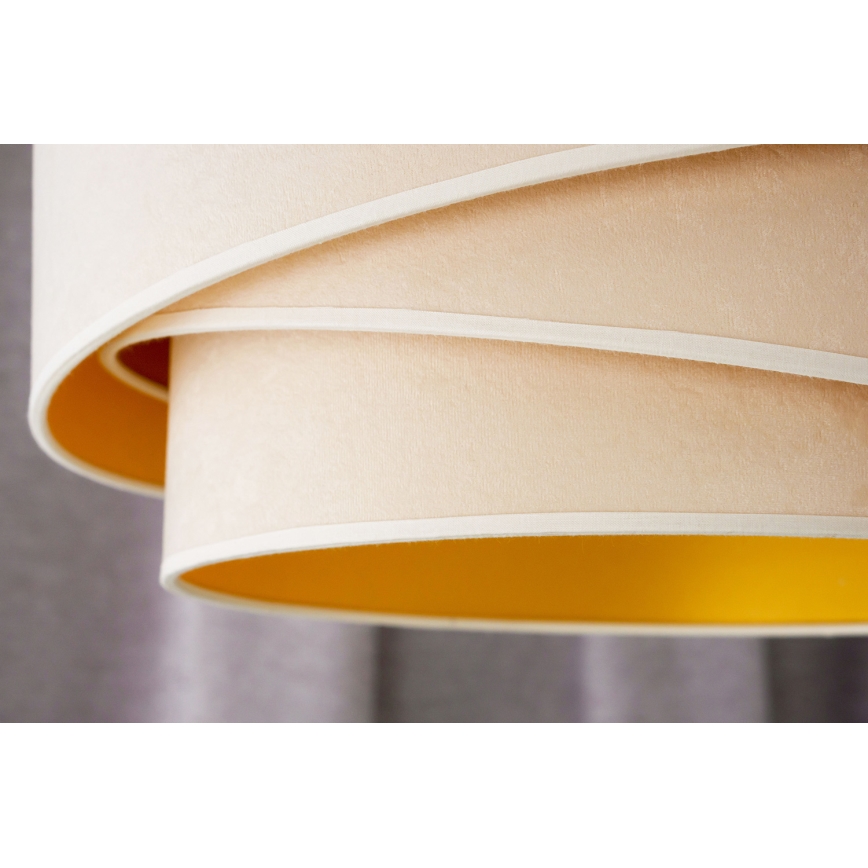 Duolla - Πλαφονιέρα οροφής KOBO 1xE27/15W/230V διάμετρος 45 cm κρεμ