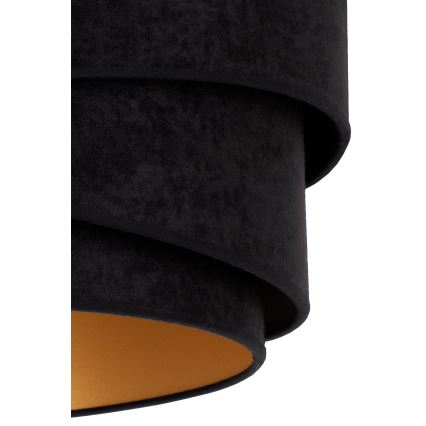 Duolla - Πλαφονιέρα οροφής KOBO 1xE27/15W/230V διάμετρος 45 cm μαύρο