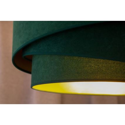 Duolla - Πλαφονιέρα οροφής KOBO 1xE27/15W/230V διάμετρος 45 cm πράσινο