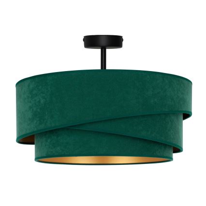 Duolla - Πλαφονιέρα οροφής KOBO 1xE27/15W/230V διάμετρος 45 cm πράσινο