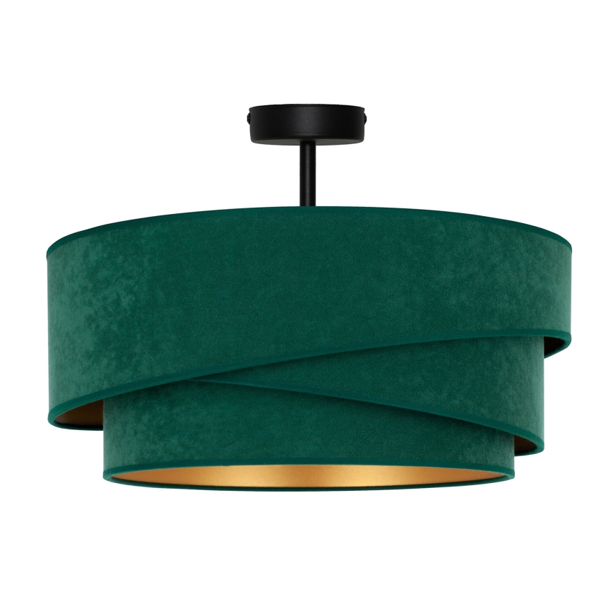 Duolla - Πλαφονιέρα οροφής KOBO 1xE27/15W/230V διάμετρος 45 cm πράσινο