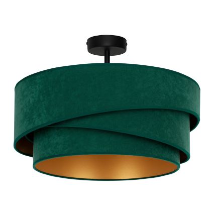 Duolla - Πλαφονιέρα οροφής KOBO 1xE27/15W/230V διάμετρος 45 cm πράσινο