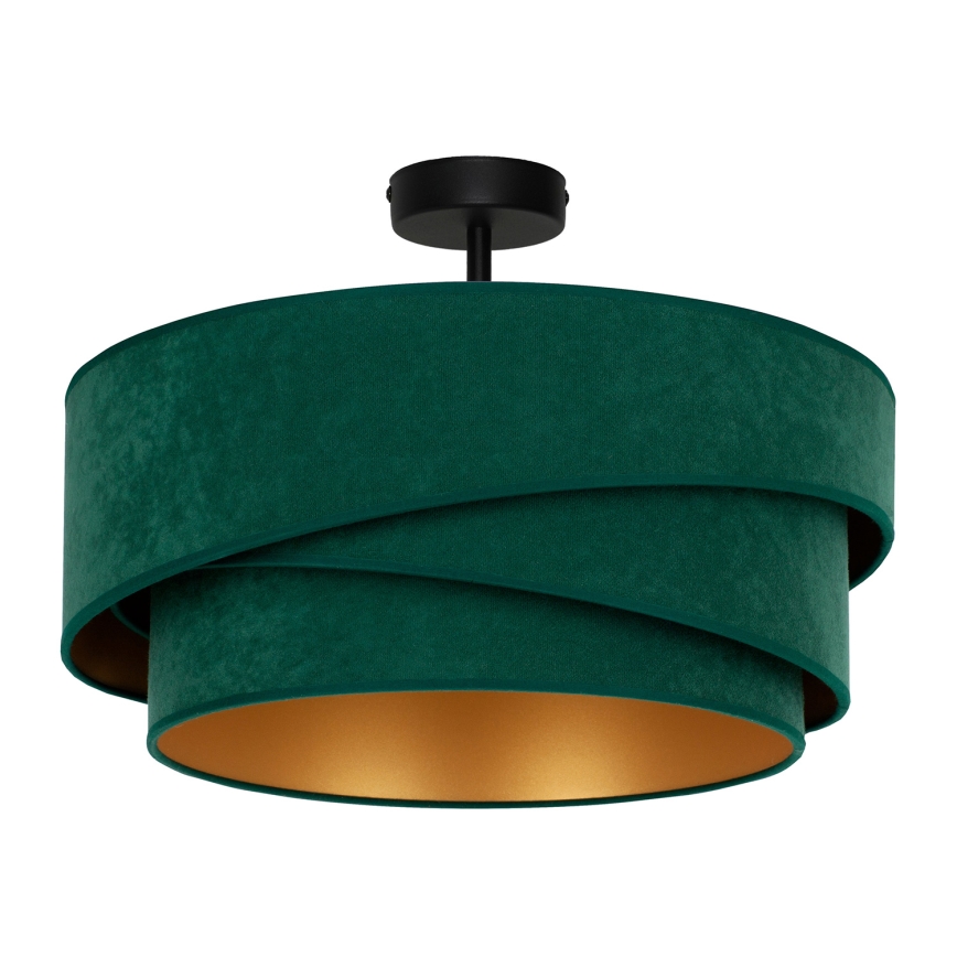 Duolla - Πλαφονιέρα οροφής KOBO 1xE27/15W/230V διάμετρος 45 cm πράσινο
