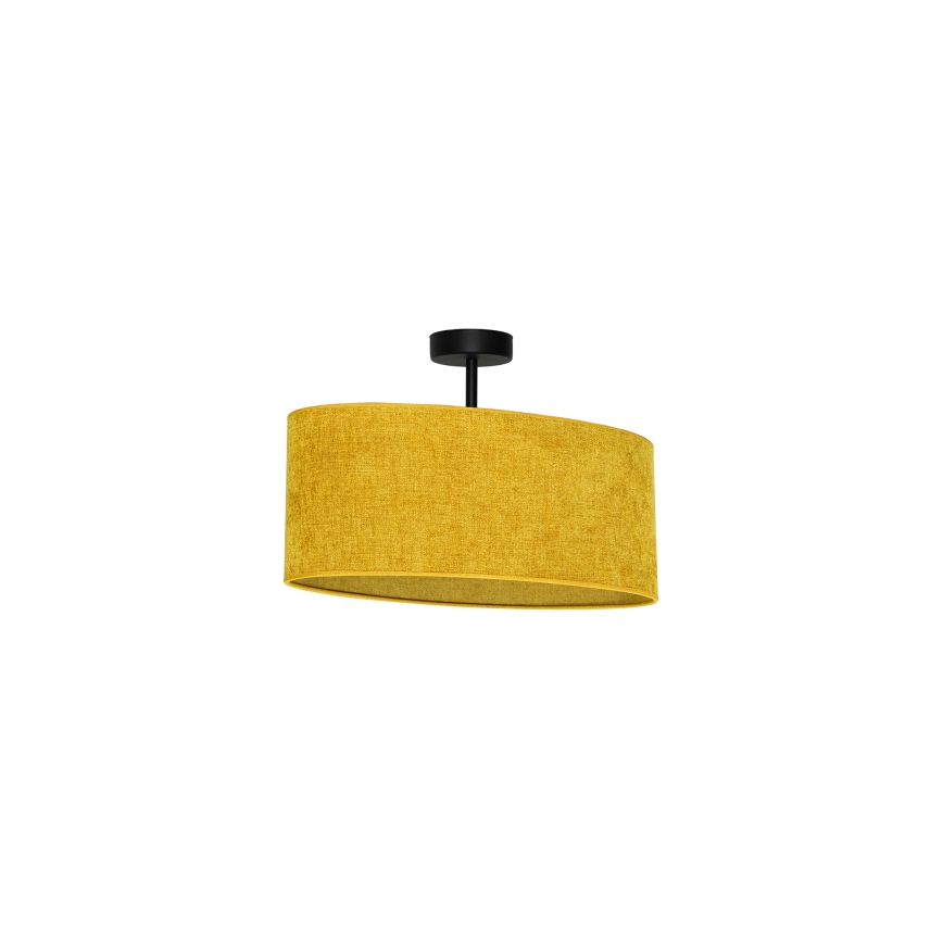 Duolla - Πλαφονιέρα οροφής OVAL 1xE27/15W/230V καφέ