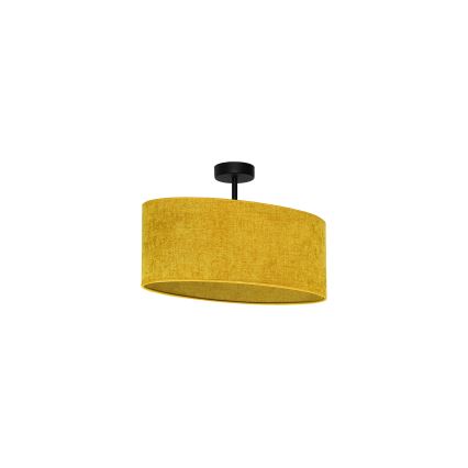 Duolla - Πλαφονιέρα οροφής OVAL 1xE27/15W/230V καφέ
