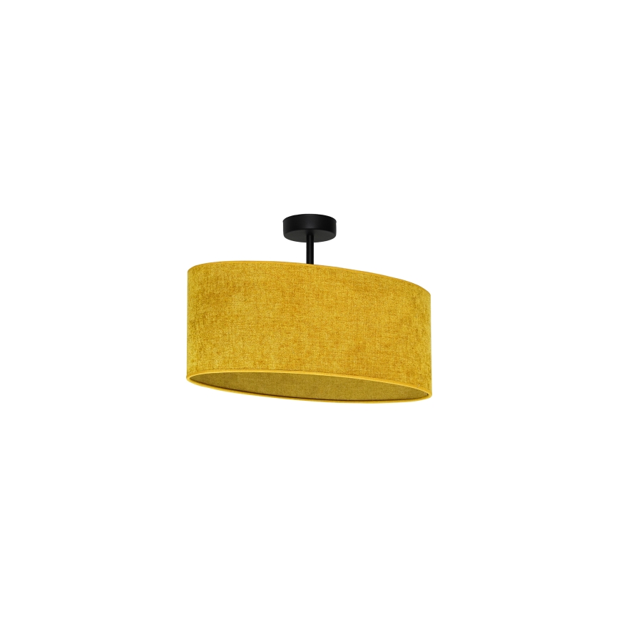 Duolla - Πλαφονιέρα οροφής OVAL 1xE27/15W/230V καφέ