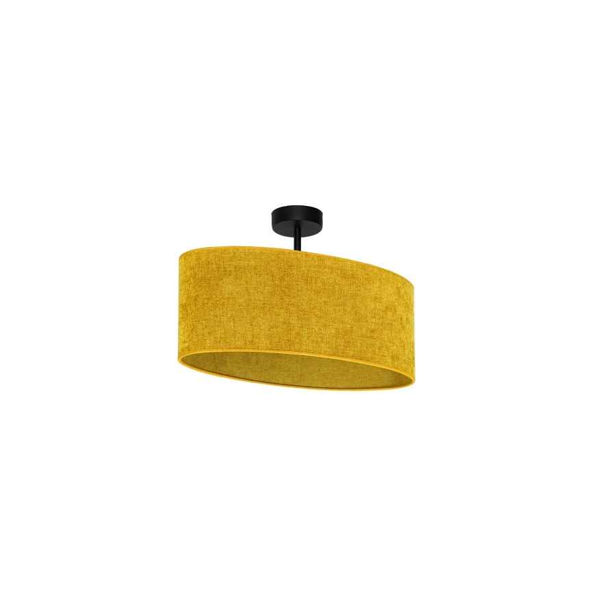 Duolla - Πλαφονιέρα οροφής OVAL 1xE27/15W/230V καφέ