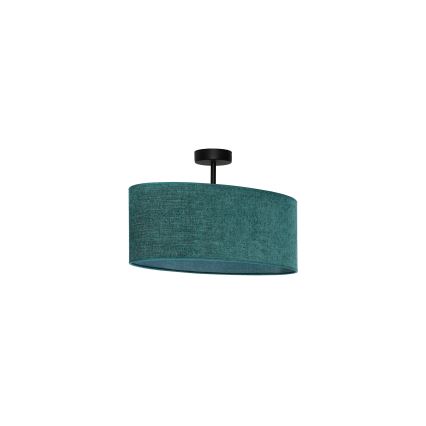 Duolla - Πλαφονιέρα οροφής OVAL 1xE27/15W/230V πράσινο