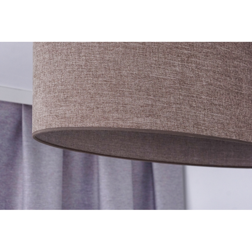 Duolla - Πλαφονιέρα οροφής OVAL 2xE27/15W/230V καφέ
