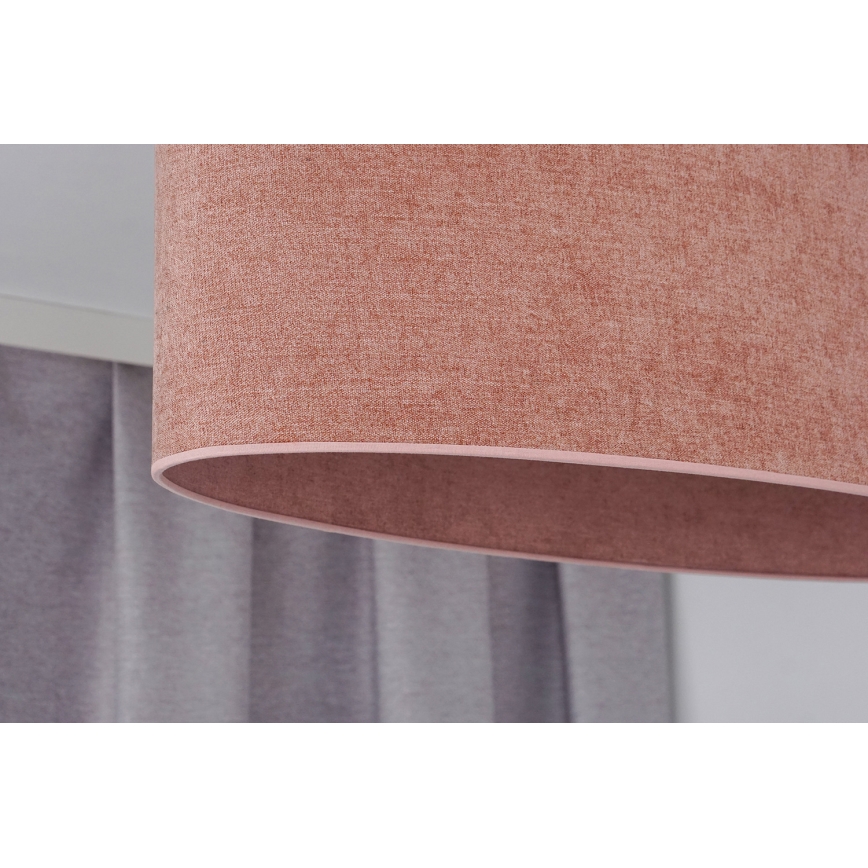 Duolla - Πλαφονιέρα οροφής OVAL 2xE27/15W/230V ροζ