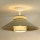 Duolla - Πλαφονιέρα οροφής RIO RATTAN 1xE27/15W/230V διάμετρος 45 cm πράσινο/rattan