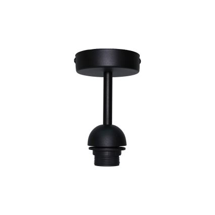 Duolla - Πλαφονιέρα οροφής RIO SHINY 1xE27/15W/230V διάμετρος 45 cm μαύρο/χαλκός