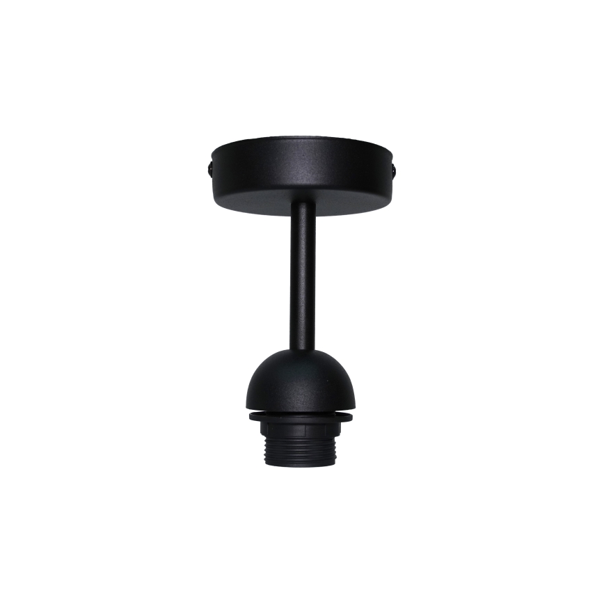 Duolla - Πλαφονιέρα οροφής RIO SHINY 1xE27/15W/230V διάμετρος 45 cm μαύρο/χαλκός