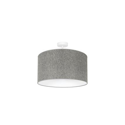 Duolla - Πλαφονιέρα οροφής ROLLER ECO RECYCLING 1xE27/15W/230V διάμετρος 45 cm γκρι