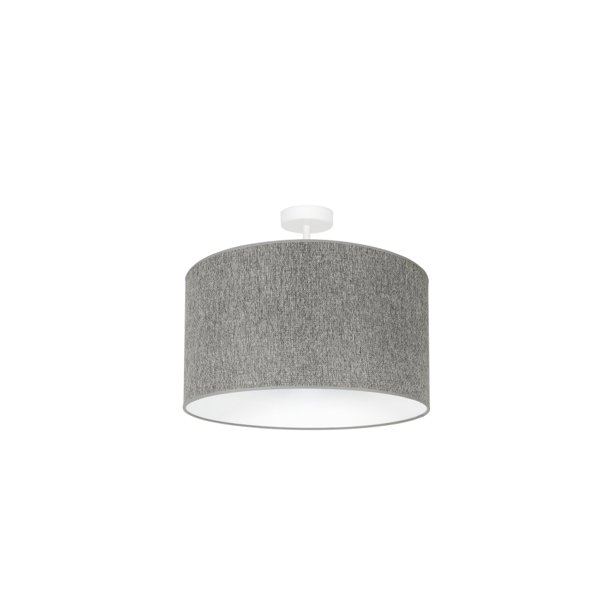 Duolla - Πλαφονιέρα οροφής ROLLER ECO RECYCLING 1xE27/15W/230V διάμετρος 45 cm γκρι