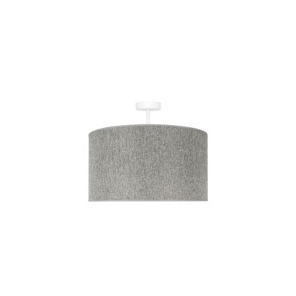 Duolla - Πλαφονιέρα οροφής ROLLER ECO RECYCLING 1xE27/15W/230V διάμετρος 45 cm γκρι