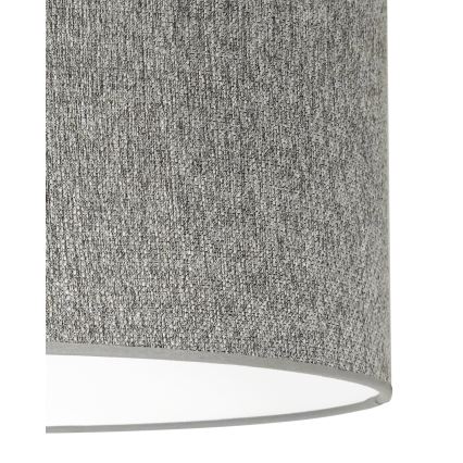 Duolla - Πλαφονιέρα οροφής ROLLER ECO RECYCLING 1xE27/15W/230V διάμετρος 45 cm γκρι